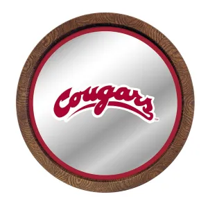 Washington State Cougars: Mirrored Barrel Top Mirrored Wall Sign