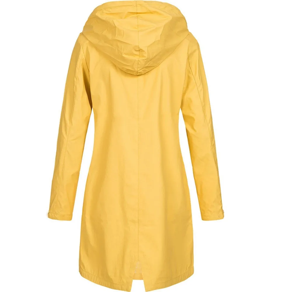 Waterproof Hooded Jacket | Longline | Sleek & Functional