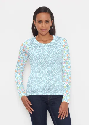 Waves of Sherbet (25072) ~ Signature Long Sleeve Crew Shirt