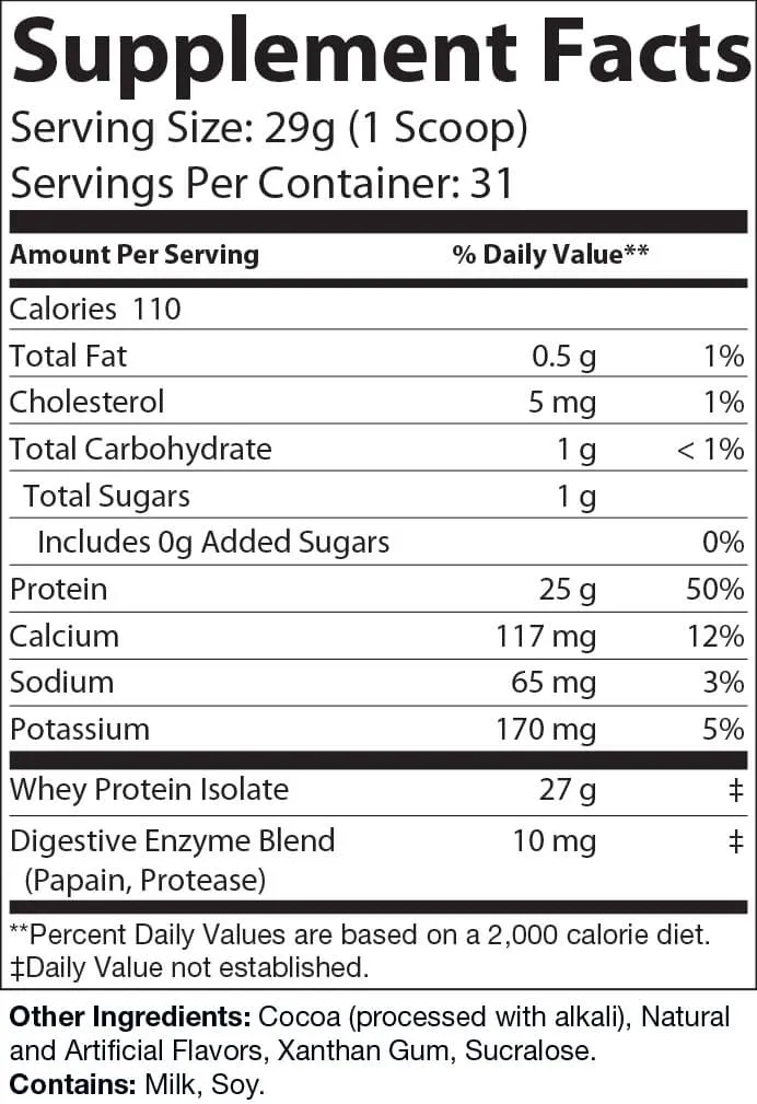 Whey Isolate Pro - Chocolate Milkshake