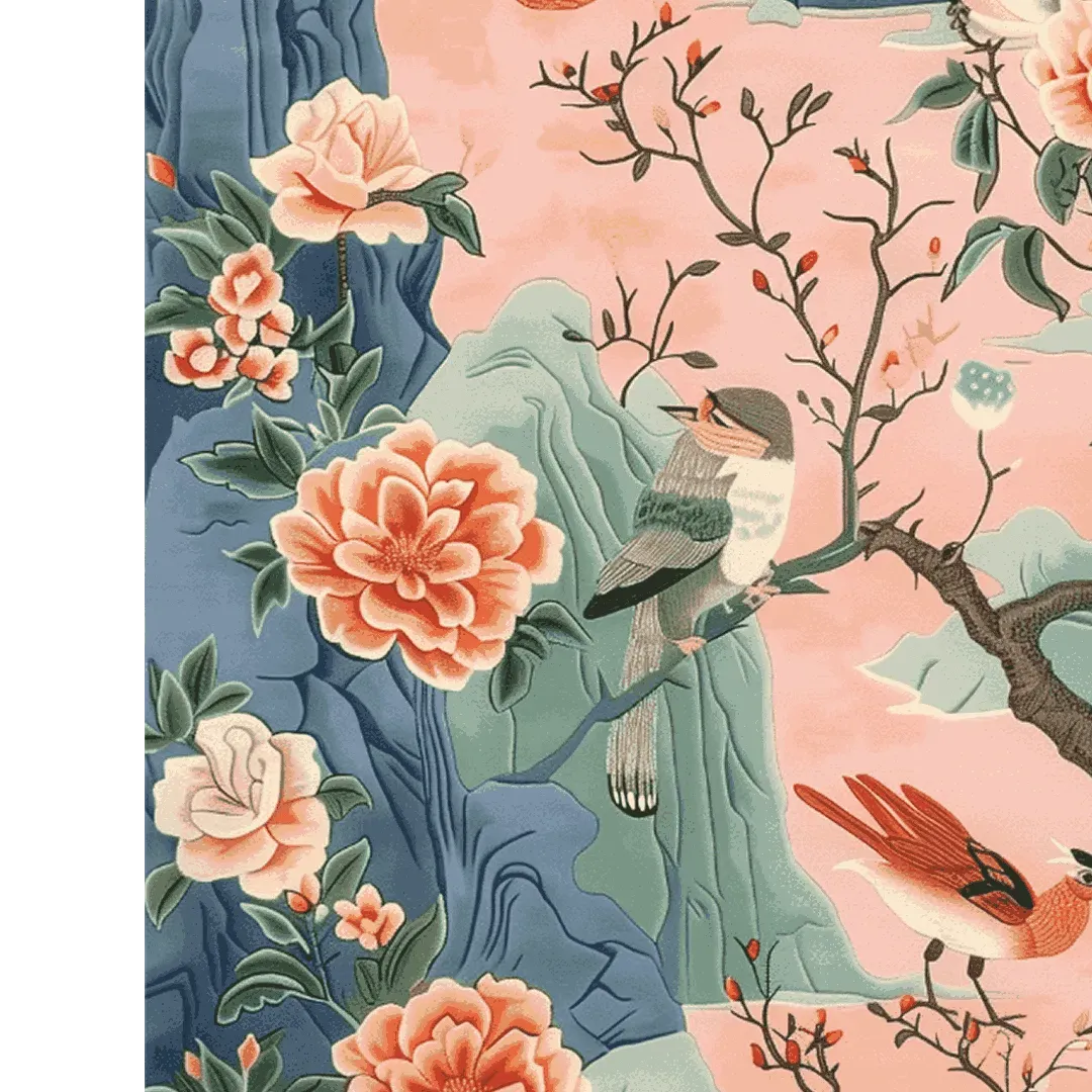 Whisper of Spring Blooms Hand Tufted Rug