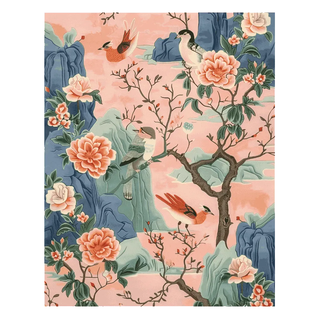 Whisper of Spring Blooms Hand Tufted Rug