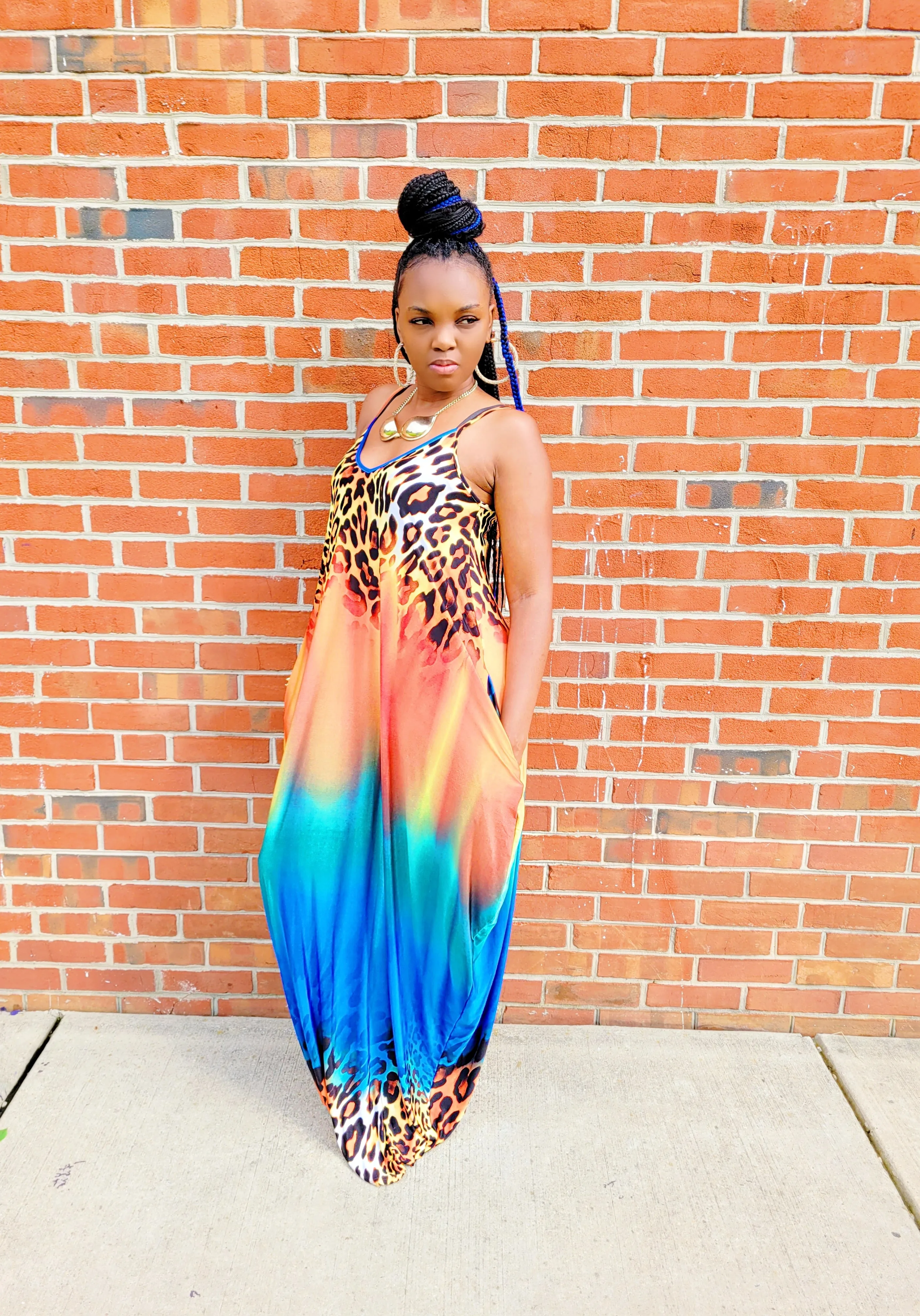 Wild dreams-Oversized Maxi dress