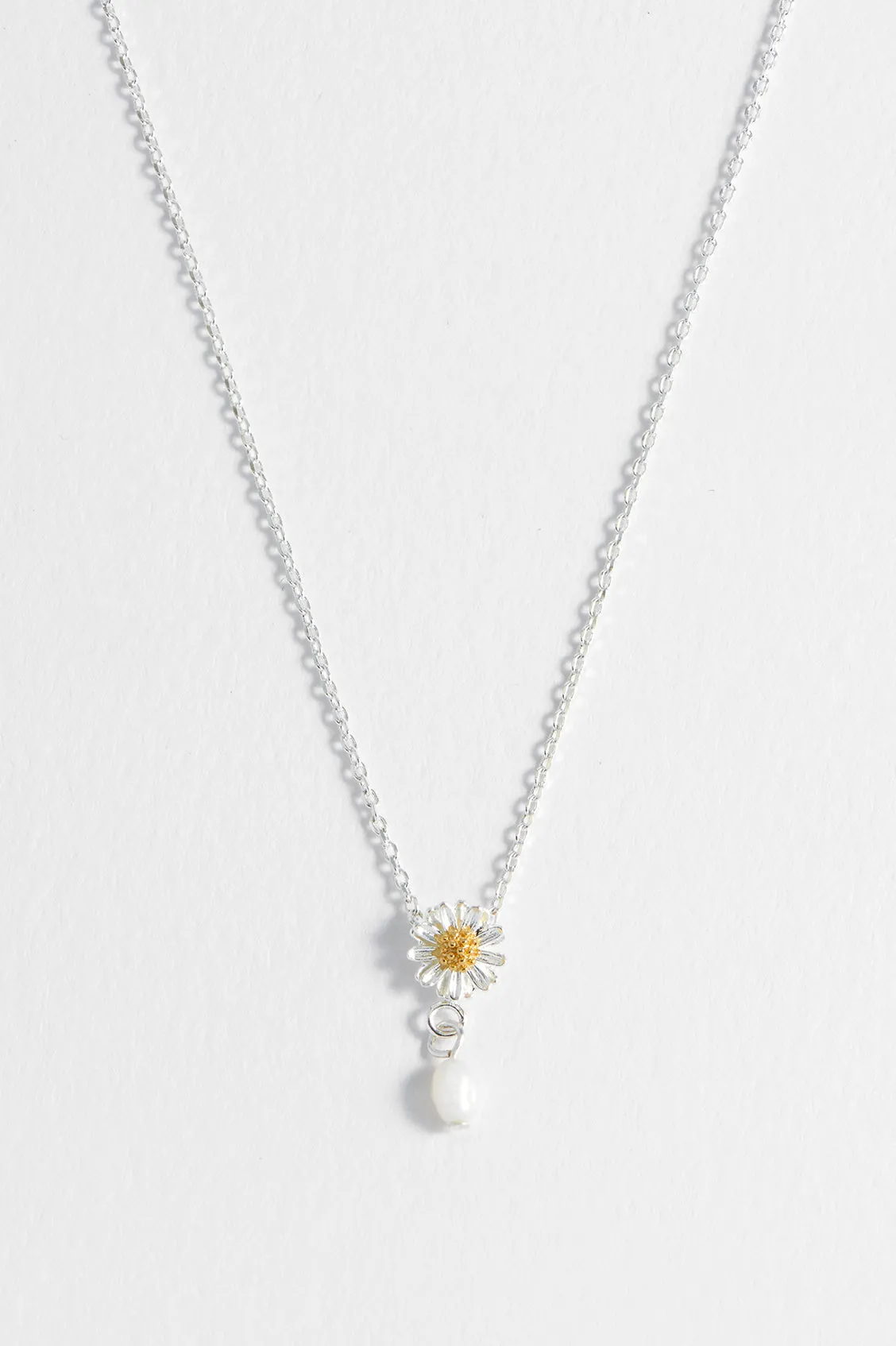 Wildflower Pearl Drop Necklace