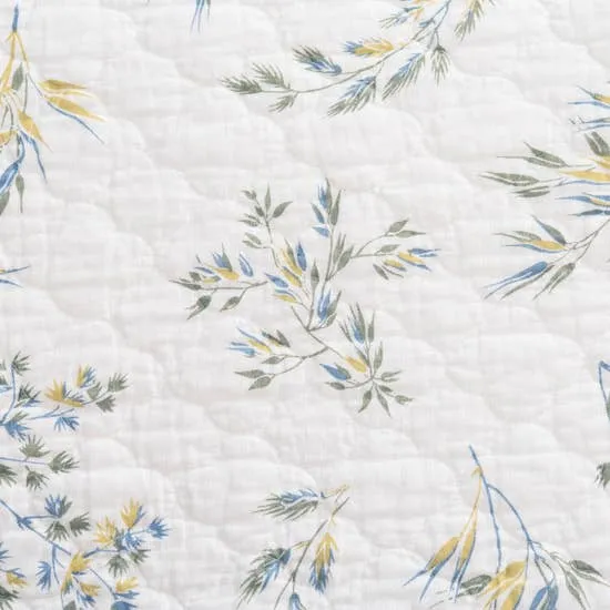Wildflower Round Quilted Reversible Cotton Placemat