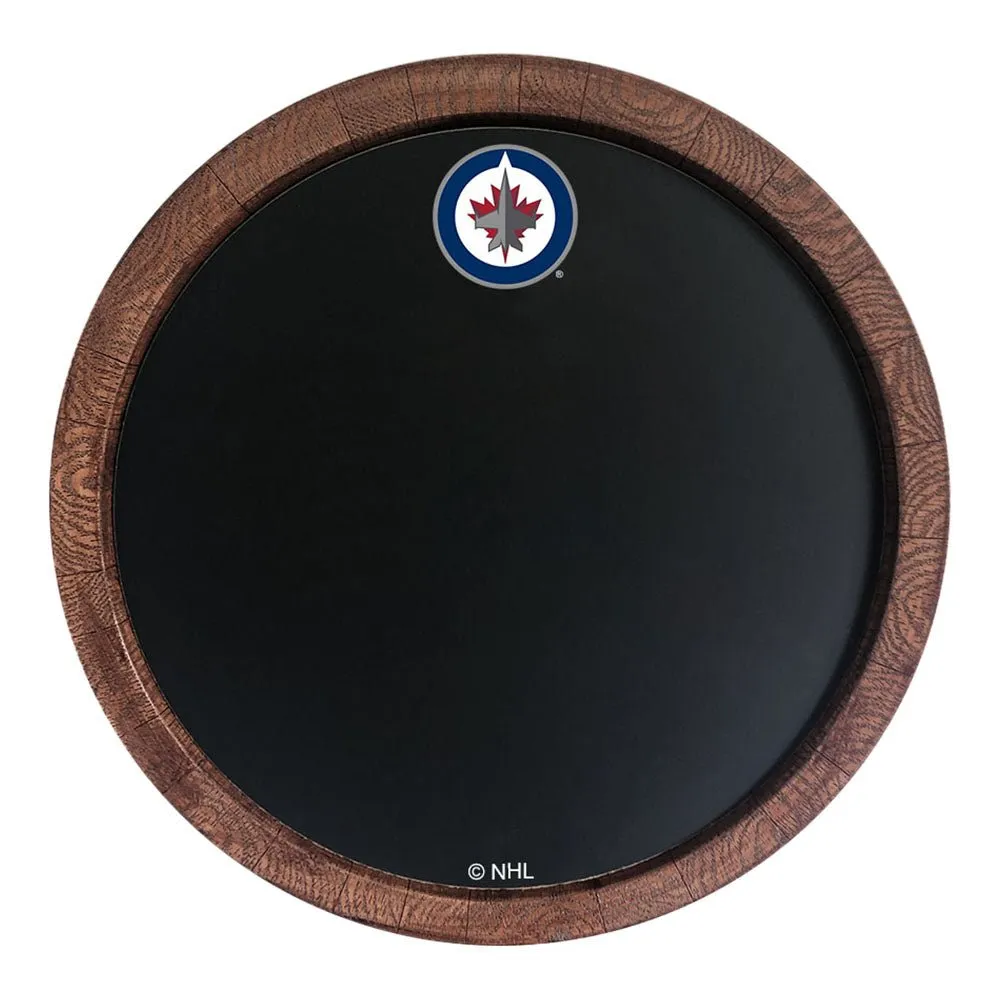 Winnipeg Jets: Barrel Top Chalkboard Sign
