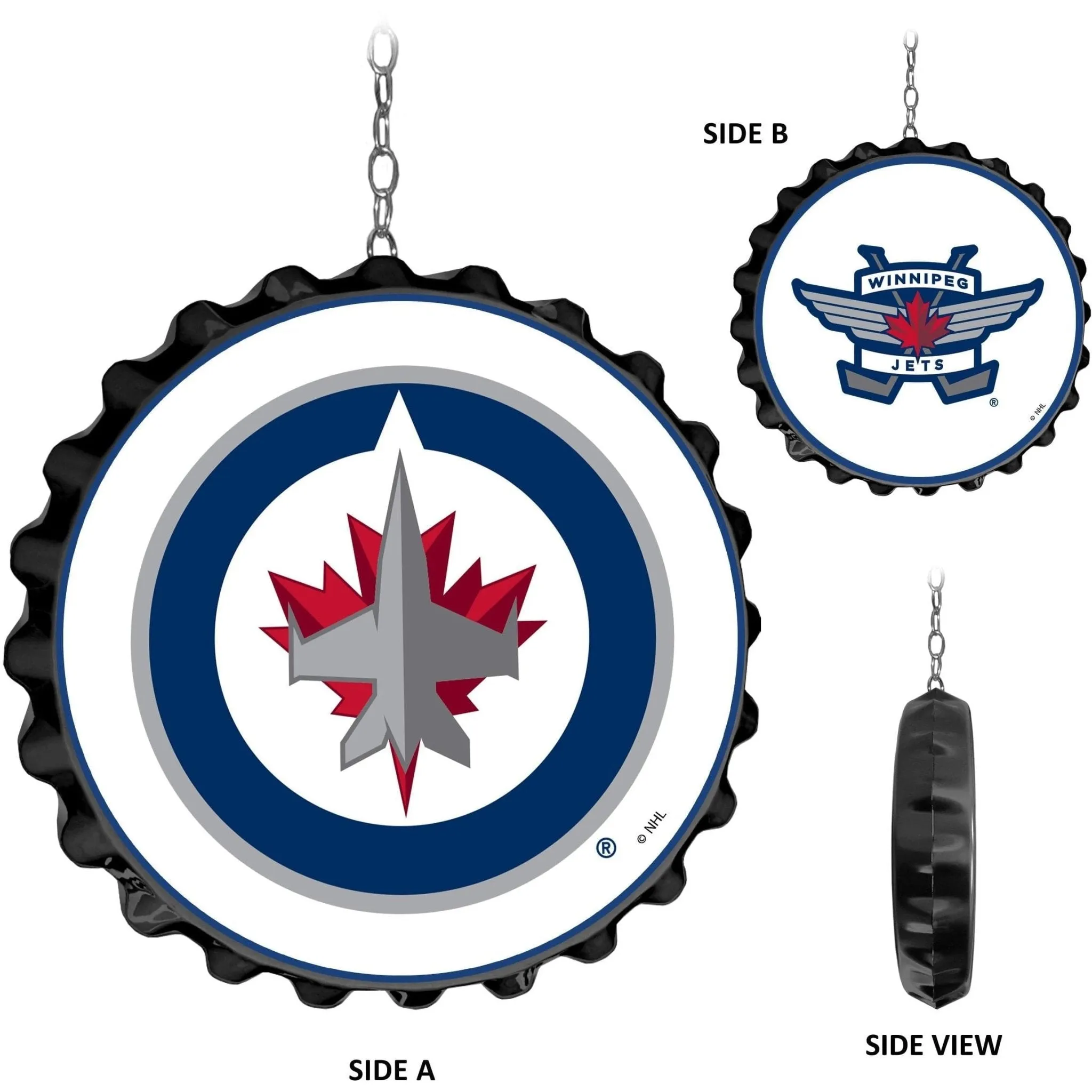Winnipeg Jets: Bottle Cap Dangler