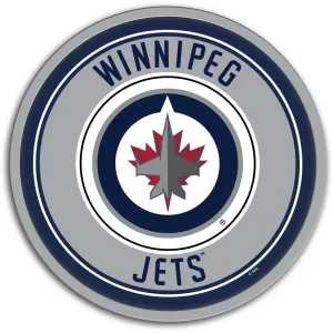 Winnipeg Jets: Modern Disc Wall Sign