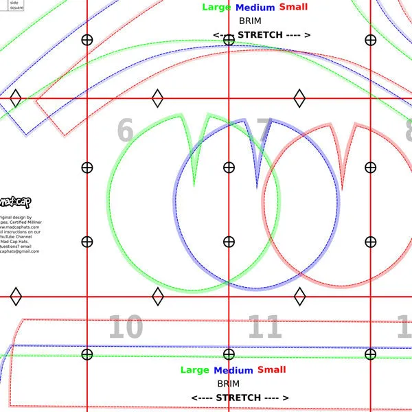 Winter Cloche sewing pattern and instructions, digital format