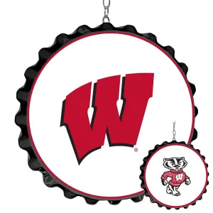 Wisconsin Badgers: Bottle Cap Dangler