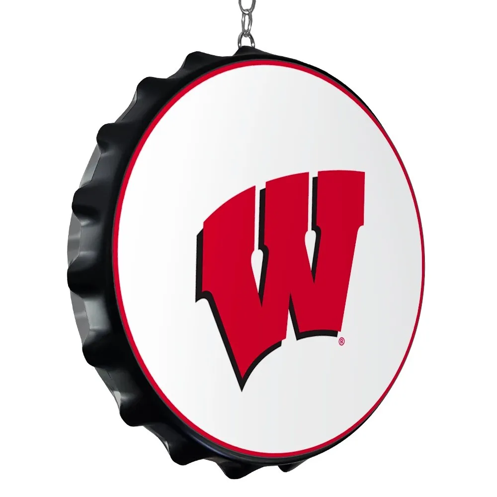 Wisconsin Badgers: Bottle Cap Dangler