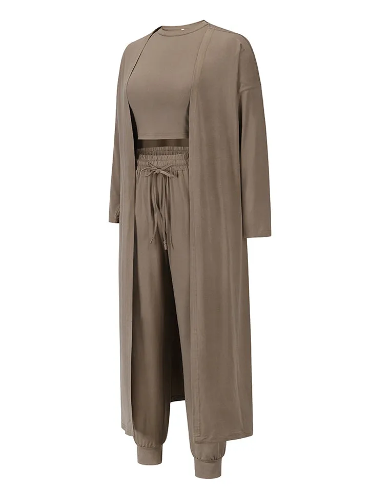 Women's Casual Comfy Slim Outfits Vest Coat Trousers
