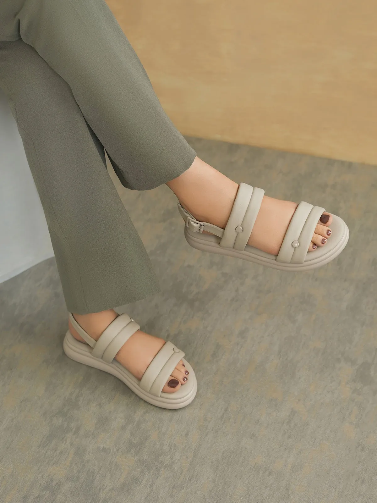 Womens "KAPULE" Comfy Backstrap Sandals