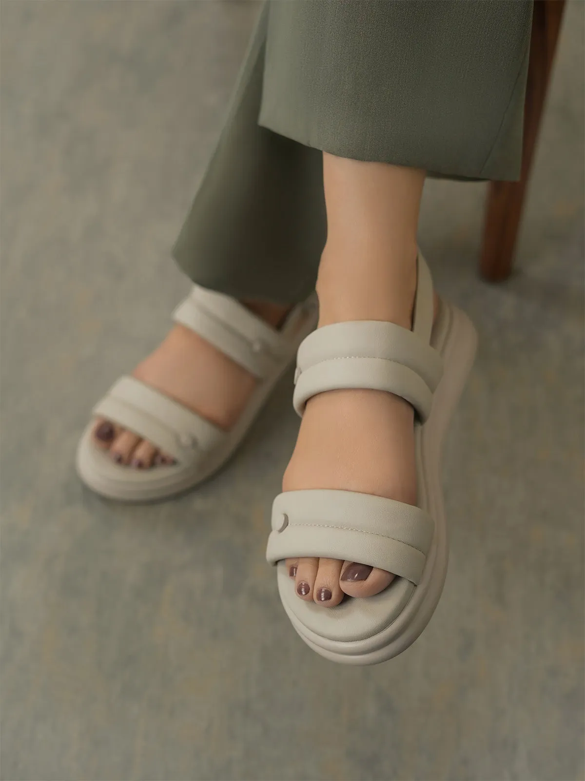 Womens "KAPULE" Comfy Backstrap Sandals