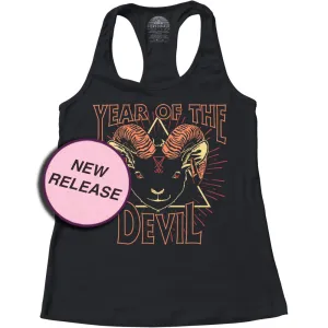 Women's Year of the Devil Racerback Tank Top