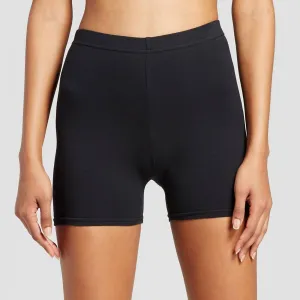 Xhilaration Women's Cotton Bike Shorts PTL-4337 Black XL