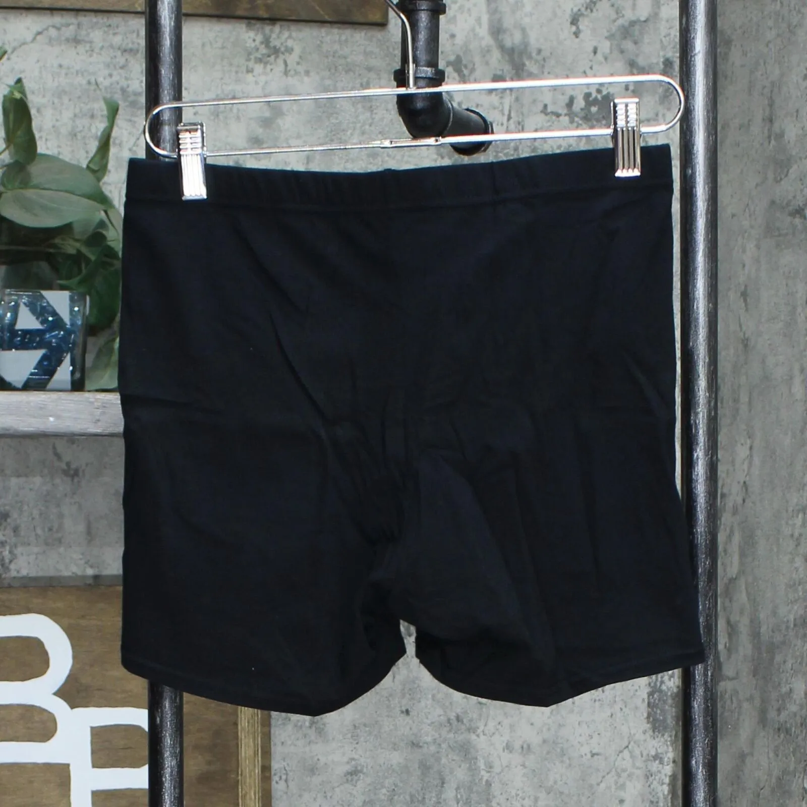 Xhilaration Women's Cotton Bike Shorts PTL-4337 Black XL