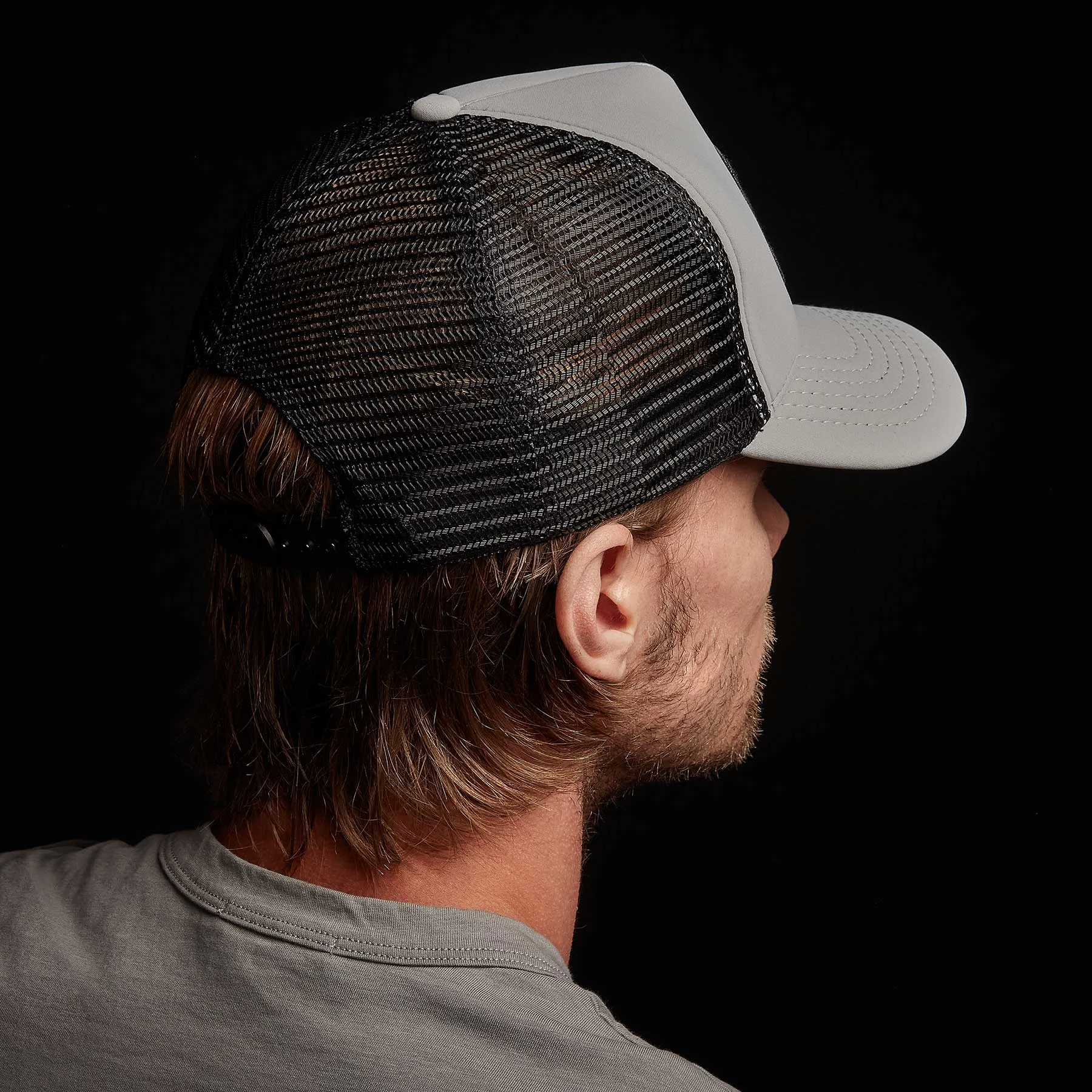 Y/OSEMITE Patch Scuba Trucker - Pale Grey