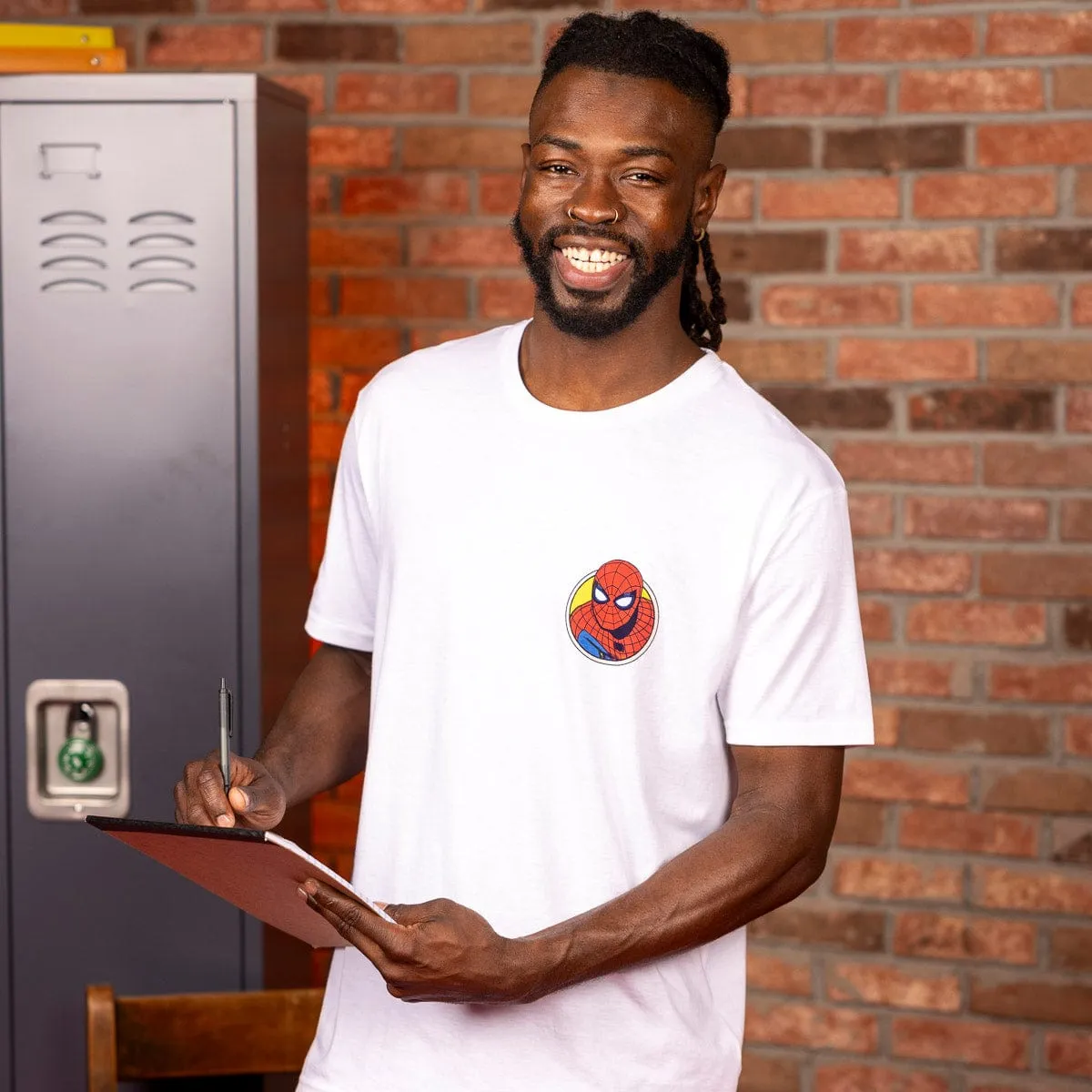 Your Friendly Neighborhood Spider-Man "All in a Day's Work" – Crewneck Tee