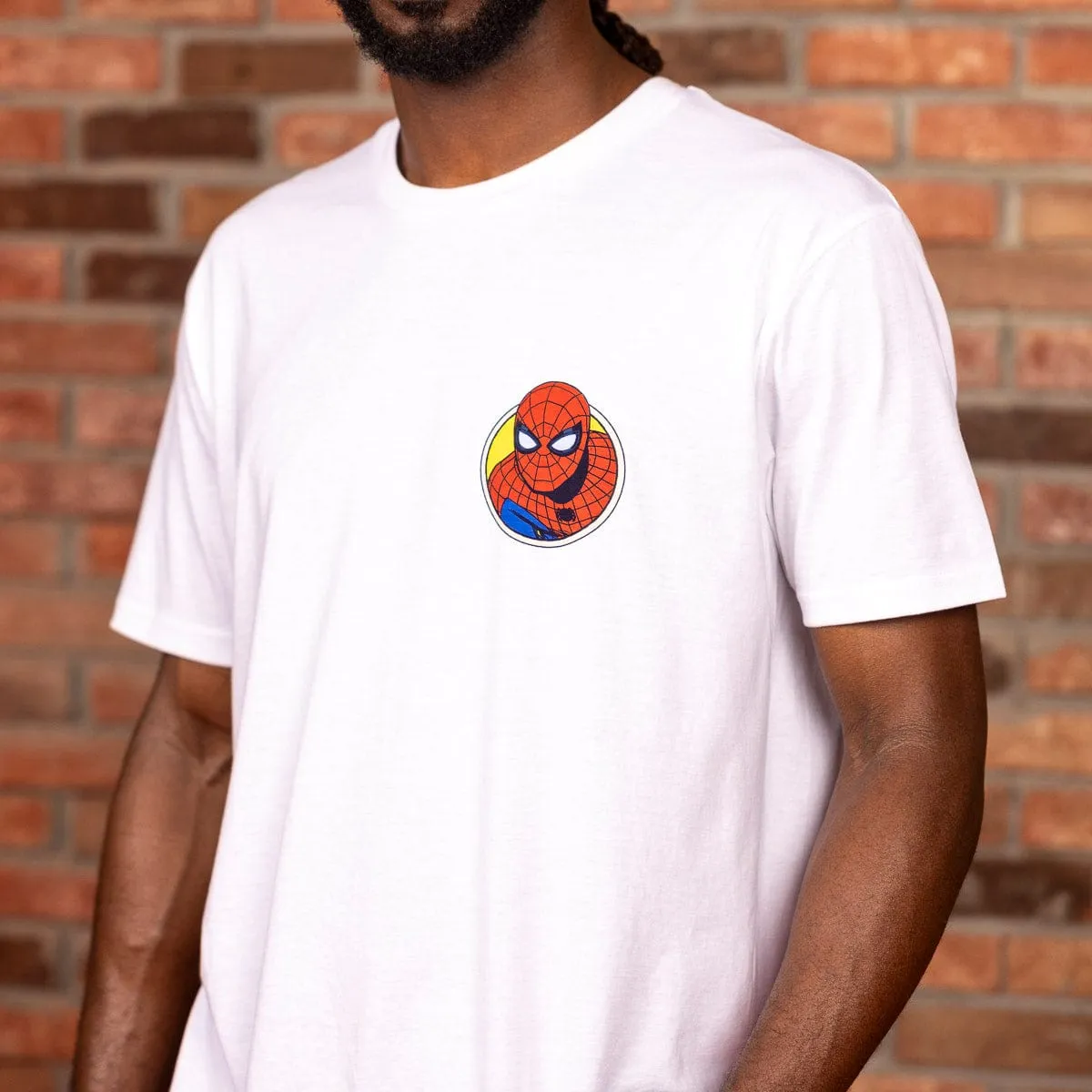 Your Friendly Neighborhood Spider-Man "All in a Day's Work" – Crewneck Tee