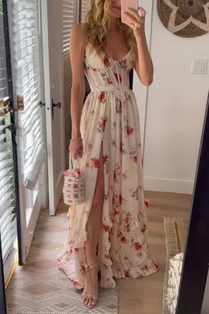 Yuna - Long Floral Dress
