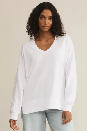 Z Supply: Modern V-Neck Weekender in White