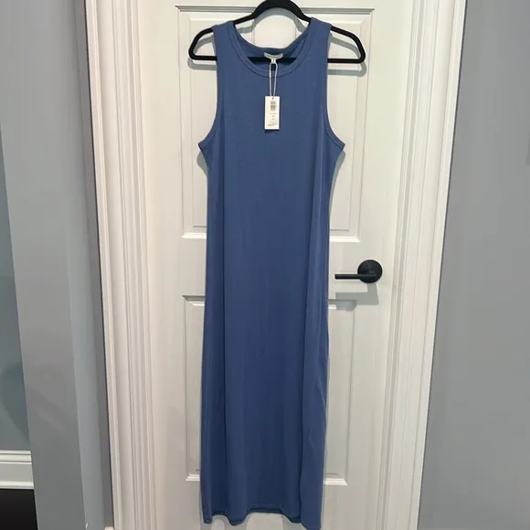 Z SUPPLY NWT Mystic Midi / Maxi Tank Dress - Stormy Blue - Simple Casual