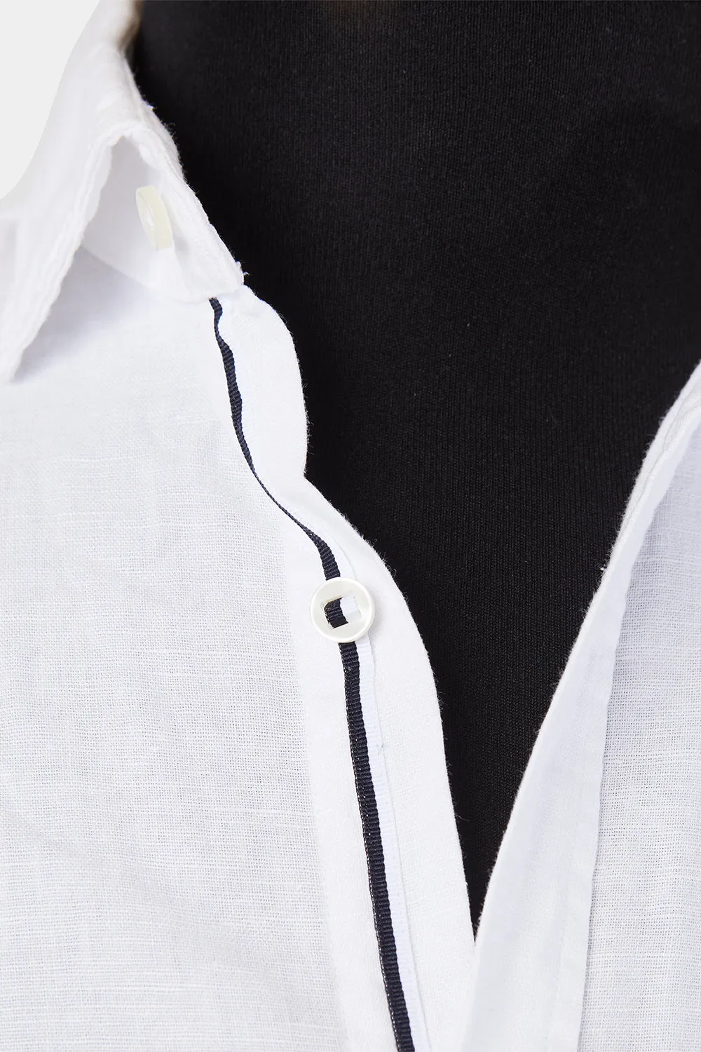 Zara Man White Button Down Slim Fit Shirt