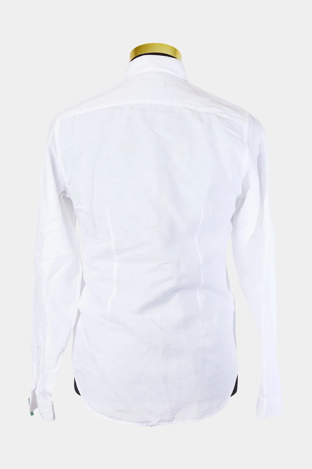 Zara Man White Button Down Slim Fit Shirt