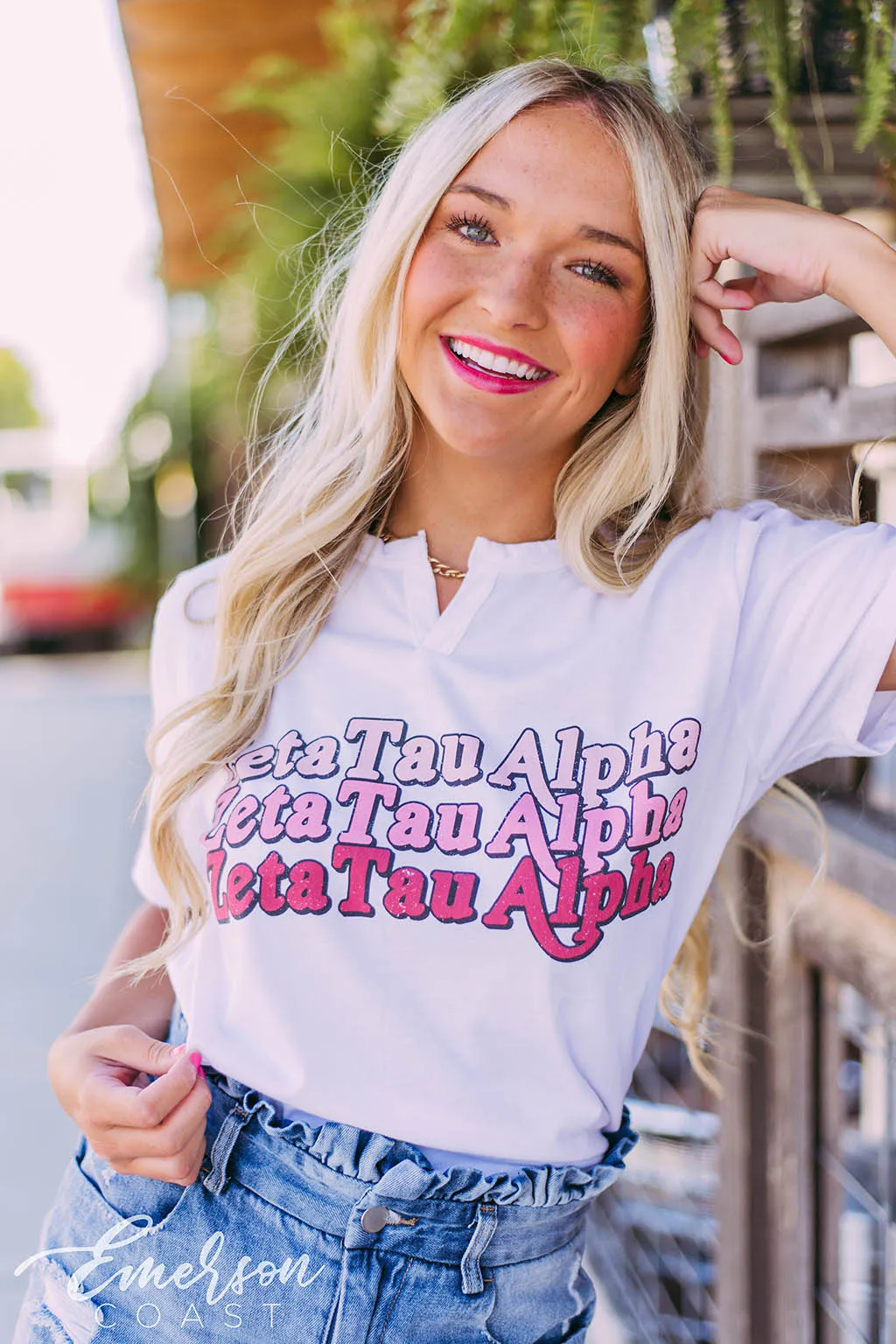 Zeta Tau Alpha Repeating Recruitment Tee