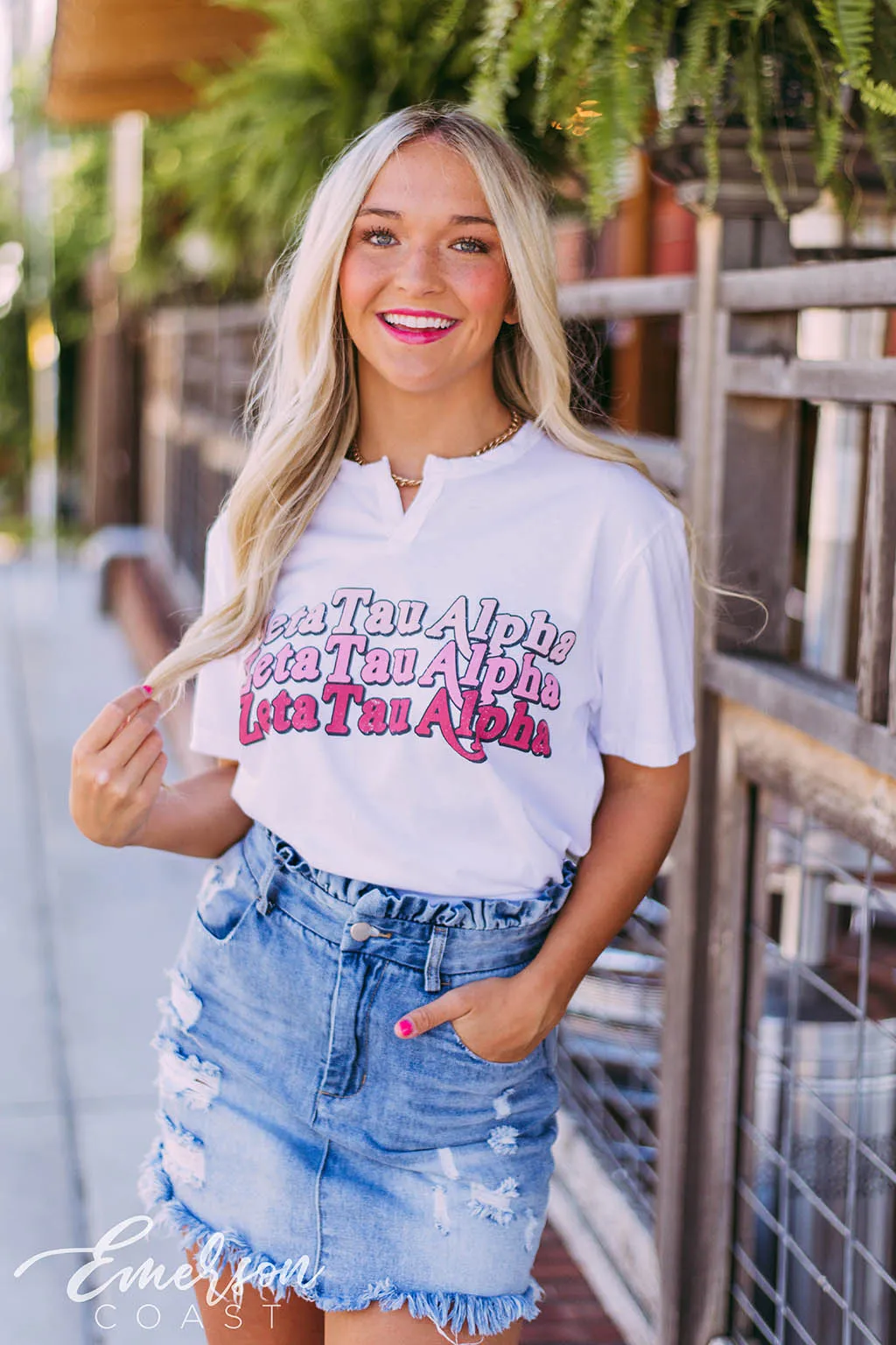 Zeta Tau Alpha Repeating Recruitment Tee